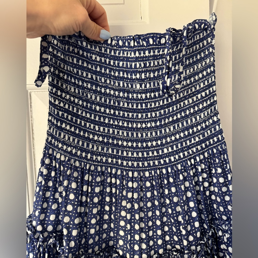 Hill House Seraphina Blue Basketweave Size Small - Picture 6 of 9